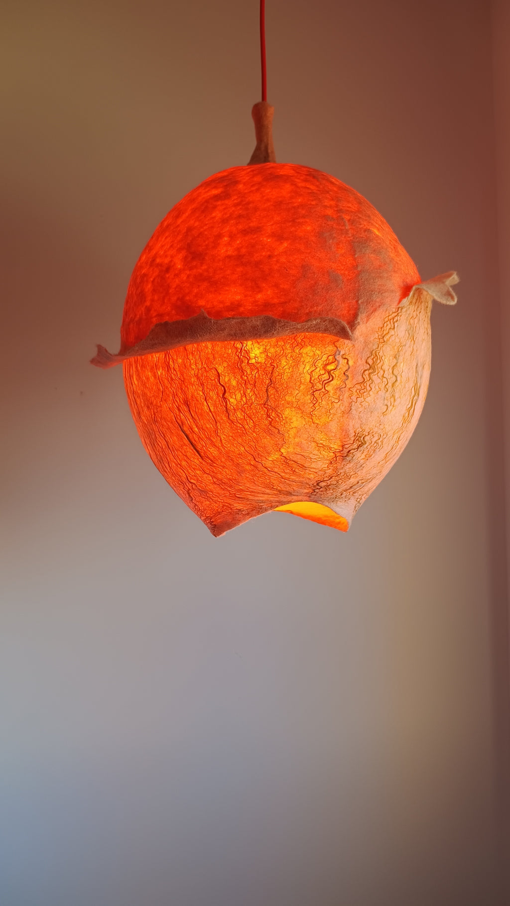 Pantallas Lámpara de fieltro artesanal