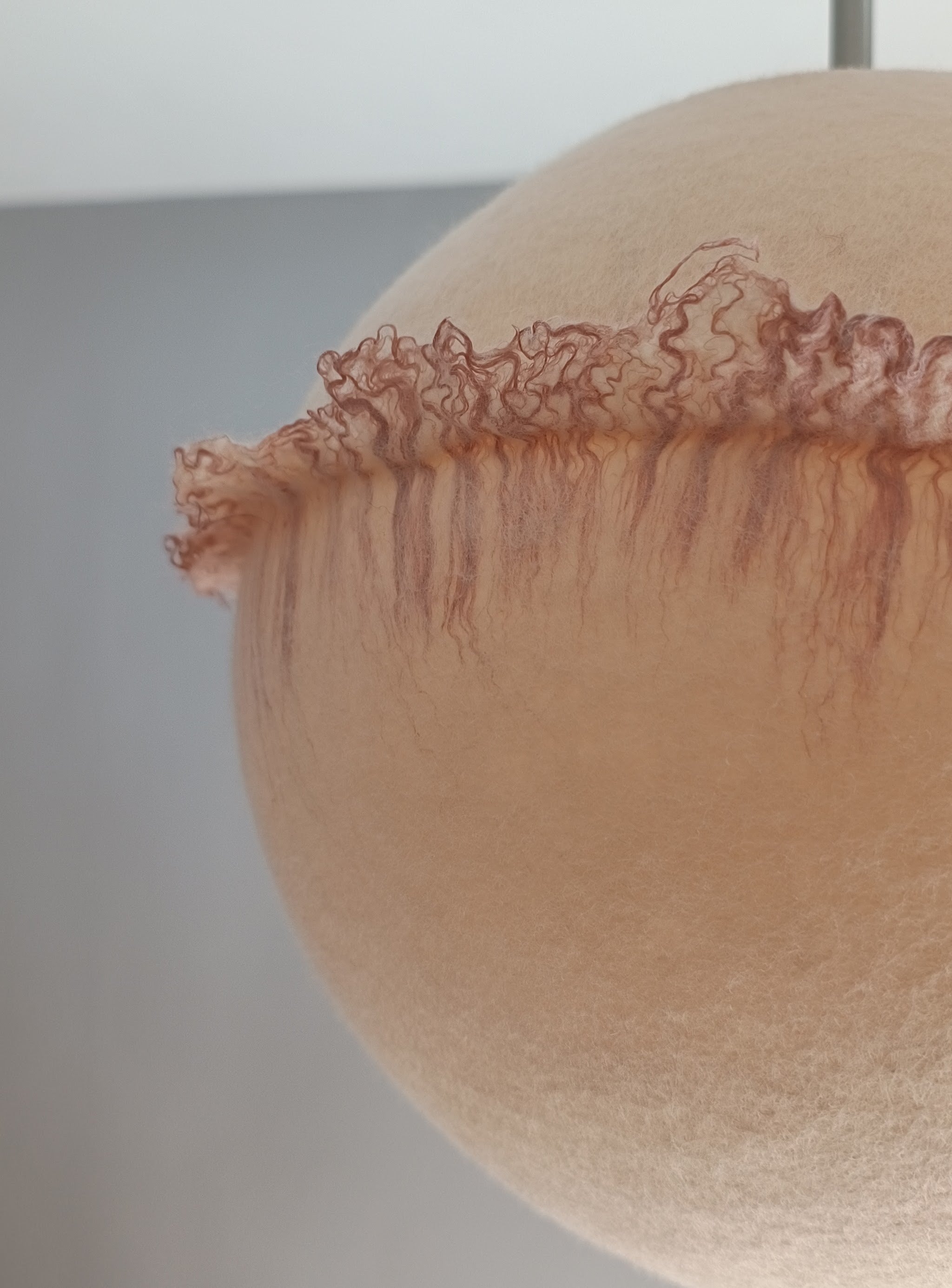 Pantallas Lámpara de fieltro artesanal